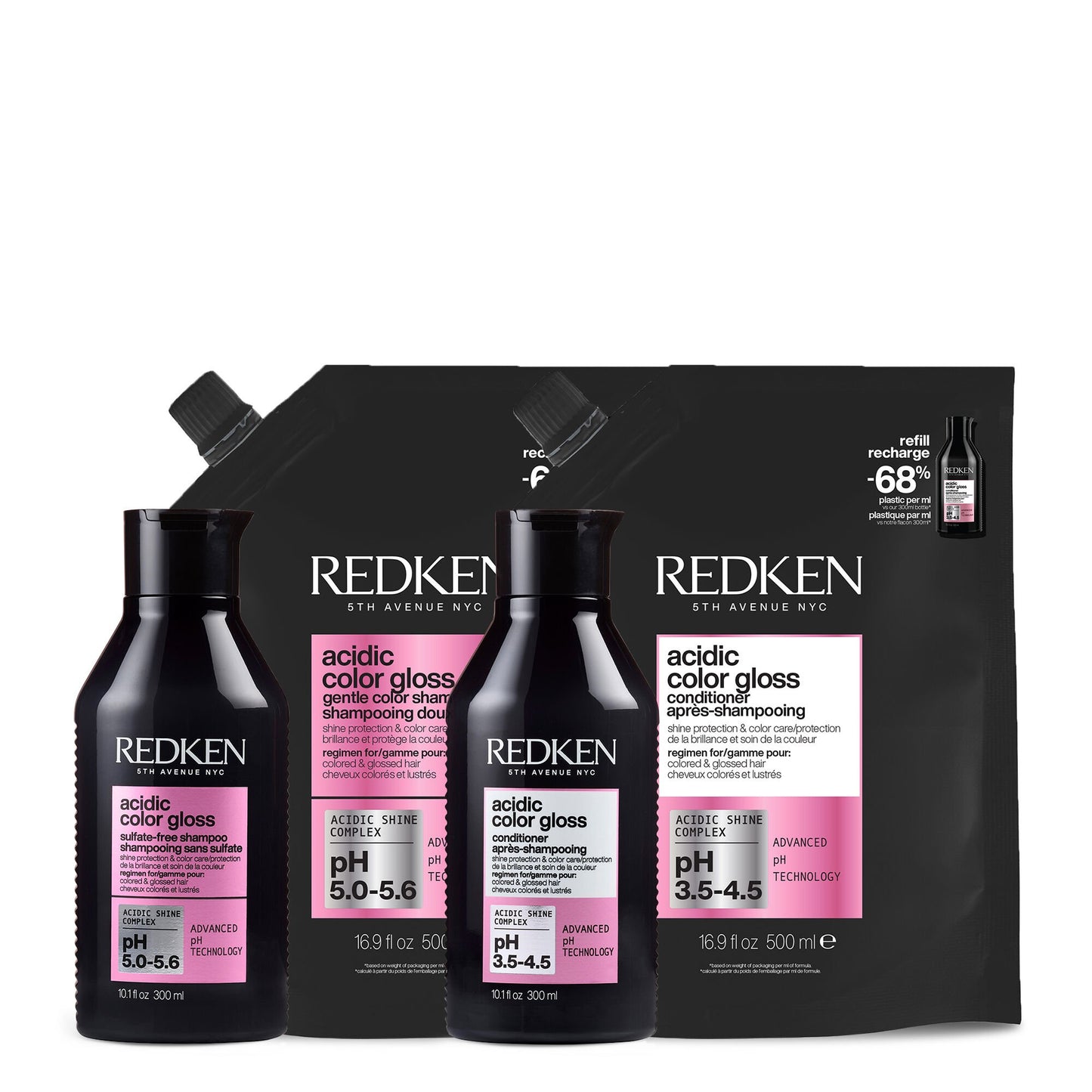 Acidic Colour Gloss Shampoo 500ml Refill