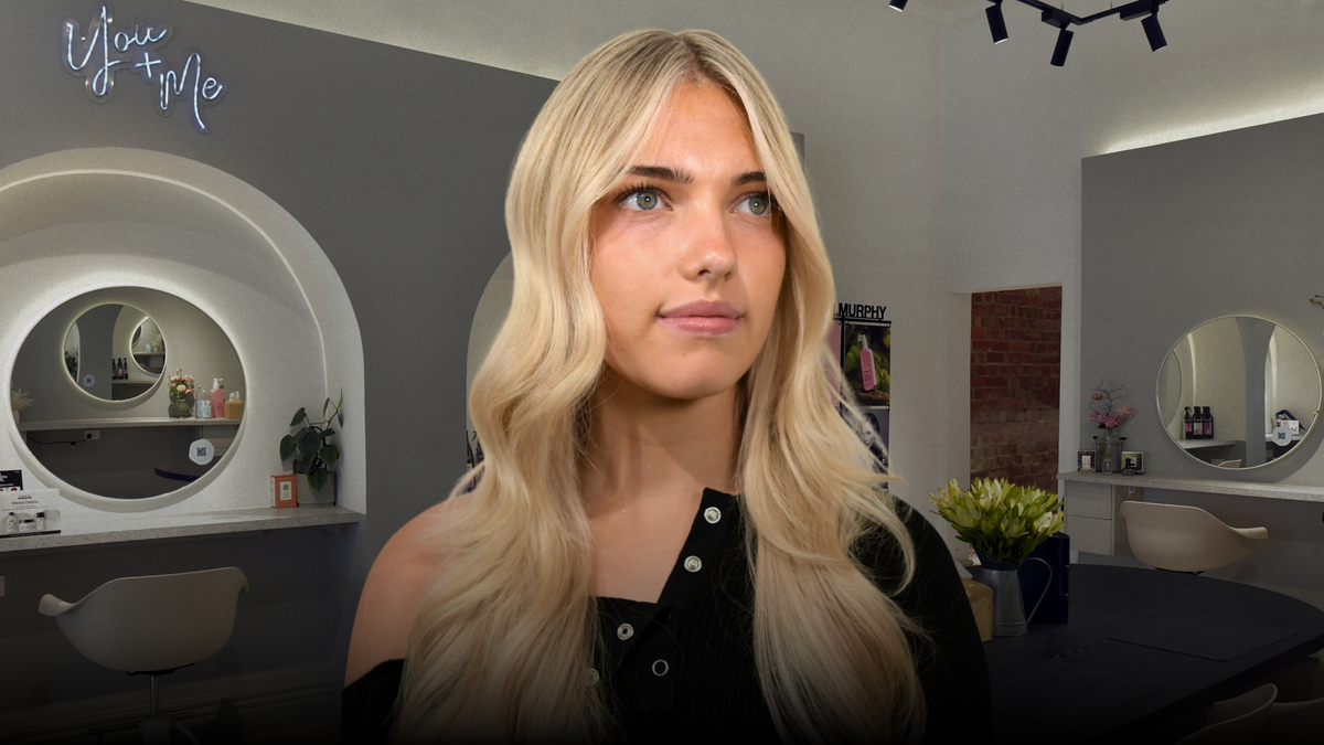 Long lived-in blonde balayage with soft waves at You By Luke Perger, Fitzroy North